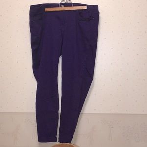 Size 18 Forever21 purple jeans.